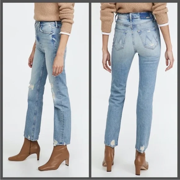 901. MOTHER Superior High Waisted Rider Skimp - The Confession - Picture 4 of 7